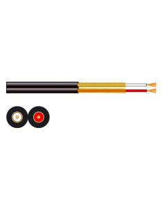 FONESTAR CW-7 Rollo de cable A/V de 2 conductores