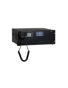 FONESTAR SEVEN-640NR-2 Sistema de alarma por voz y megafonía EN 54 compacto enrackable de 2x320 W, 2 mensajes simultáneos y conexión 2xSFP