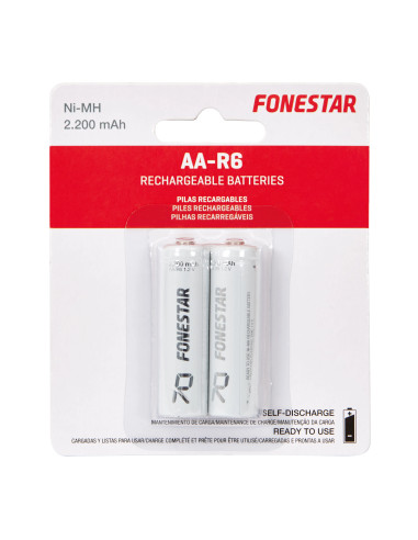 FONESTAR F-2200AA Pilas recargables Ni-MH AA-R6