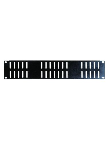 FONESTAR FRP-11VEN Panel frontal 2 U con ranuras de ventilación para rack 19''
