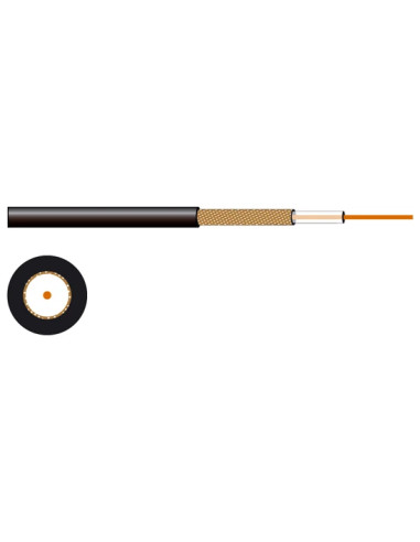 FONESTAR CE-70 Rollo de cable A/V de OFC coaxial 3C2V