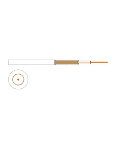 FONESTAR CE-70-BL Rollo de cable A/V de OFC coaxial 3C2V