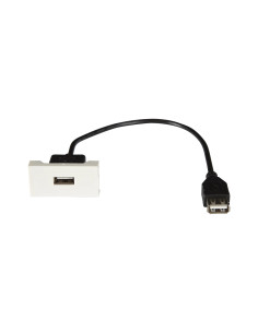 FONESTAR WP-63U-02 ½ panel de conexión USB A hembra