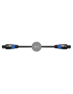 FONESTAR SP-820-20 Cable señal de audio Conector altavoz macho a conector altavoz macho