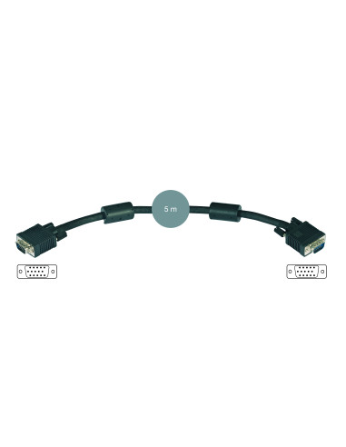 FONESTAR 7818-5 Cable VGA D 15 macho a D 15 macho