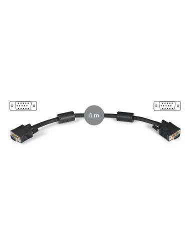 FONESTAR 7818-10 Cable VGA D 15 macho a D 15 macho