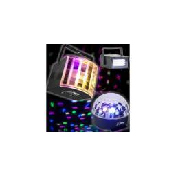 Party 3 Pack de 3 Efectos de Iluminacion Led - 1 2