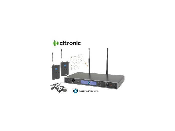 CITRONIC RU-210N Microfono Inalambrico Doble de Diadema 171971 - 3