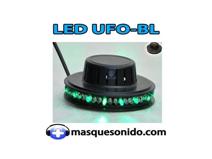 Ibiza Light LED UFO BL Negro 48 LEDs RGB 10mm - 5