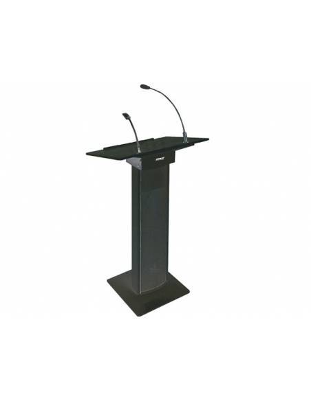 BST- ACM73- Atril amplificado Negro- luz micro + 2 mic UHF de mano - 1