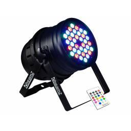 BEAMZ  PAR 64 Foco 36x 3W RGB LEDs IR DMX