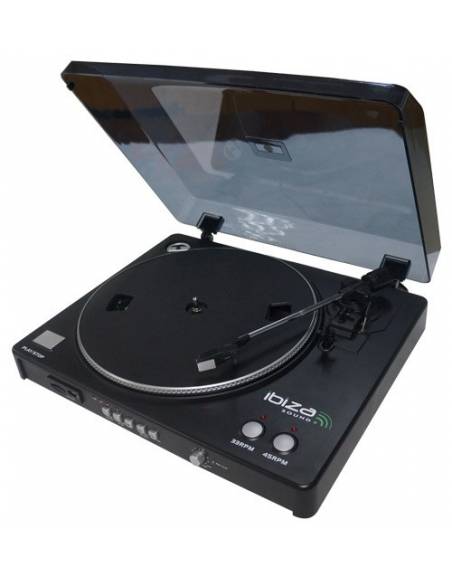 Tocadiscos  Ibiza Sound LP300 USB/SD con Grabacion - 2