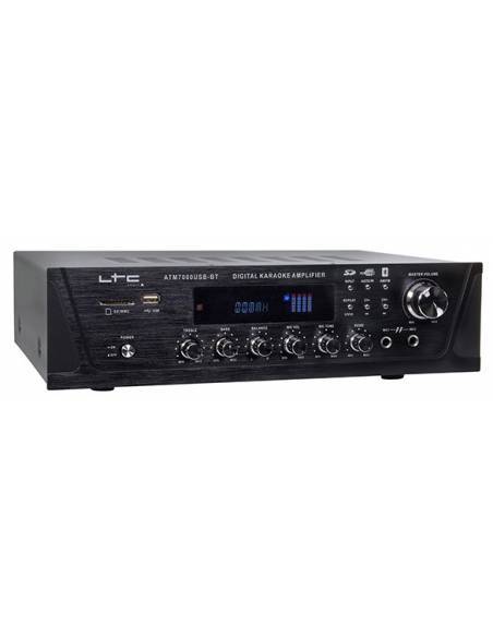 LTC ATM-7000 USB BT Amplificador Radio Karaoke Bluetooth SD USB 2X50W - 6