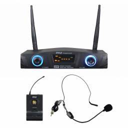 Pyle PDWM1988B - Microfono inalambrico de diadema UHF de Pyle  - 1