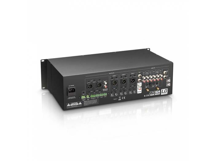 LD Systems ZONE 624 - Mesa de Mezclas de 4 zonas - 2