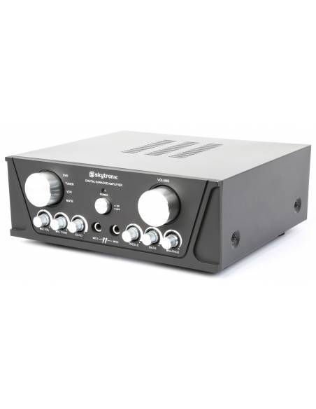 Skytronic AV410B Amplificador de karaoke universal stereo Negro - 6